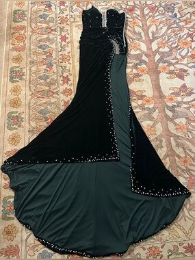 black tie plus size wedding guest dresses Black 1920s dress inspired by art deco fashion – LaVieDelight main image 0
